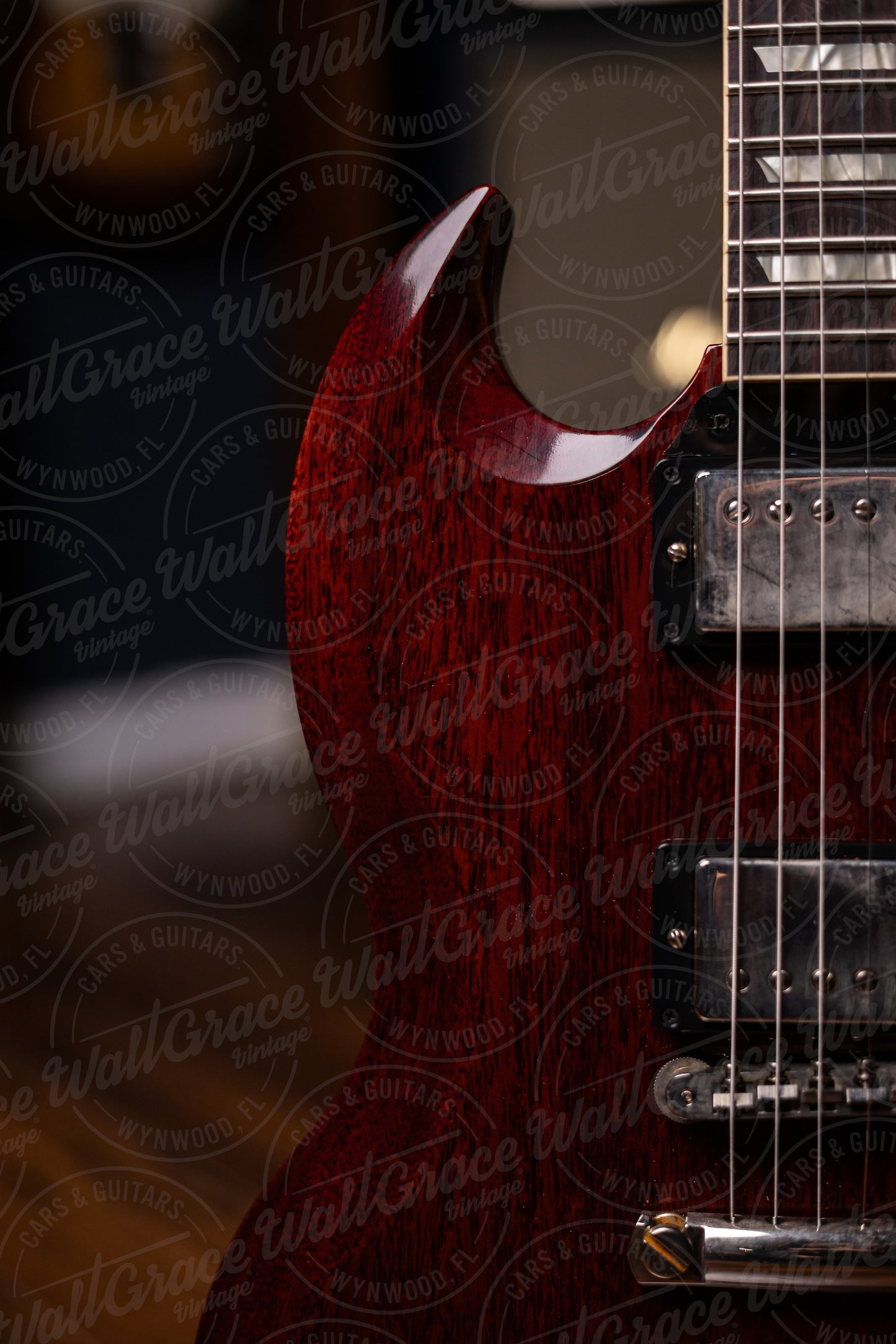 Gibson Custom Shop 1961 SG Standard w/ Stop Bar VOS Electric Guitar - Cherry Red