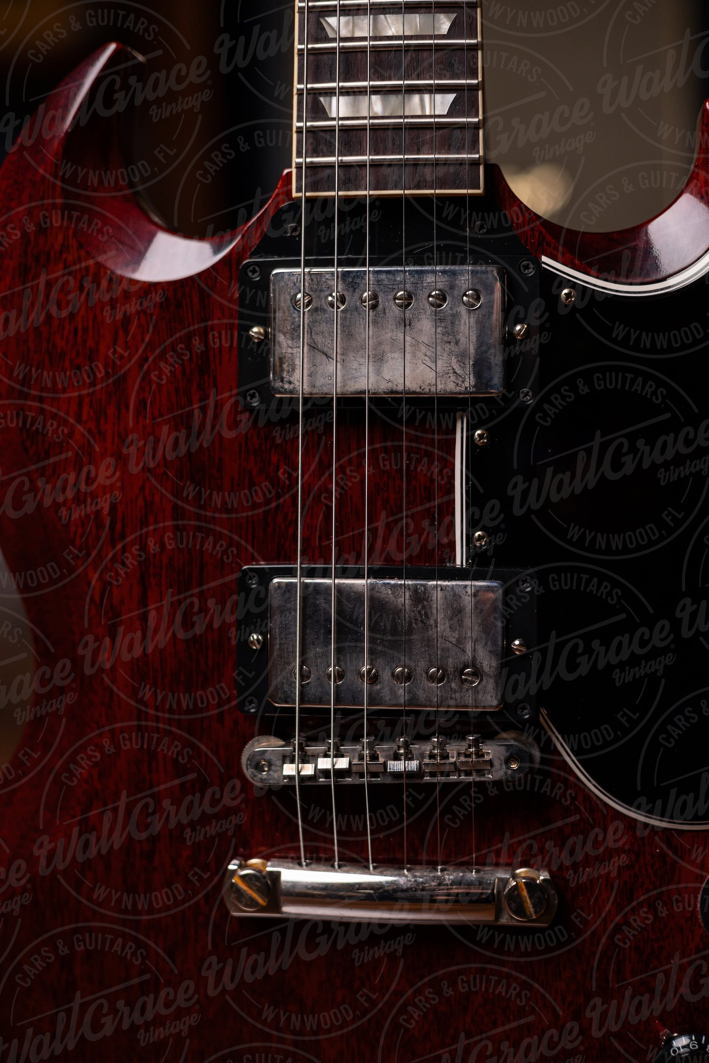 Gibson Custom Shop 1961 SG Standard w/ Stop Bar VOS Electric Guitar - Cherry Red