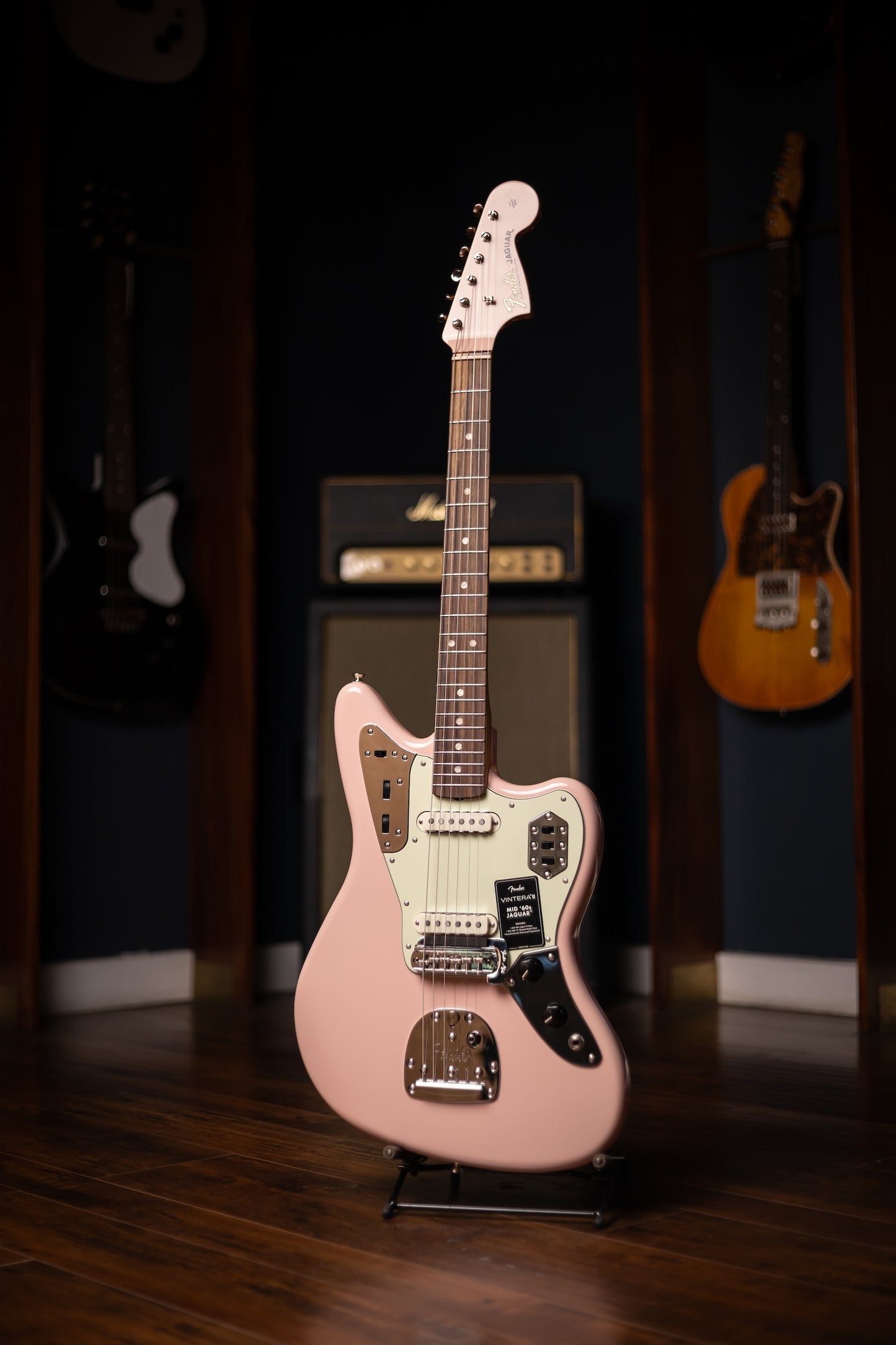 Fender  Vintera III Mid '60s Jaguar Electric Guitar - Shell Pink