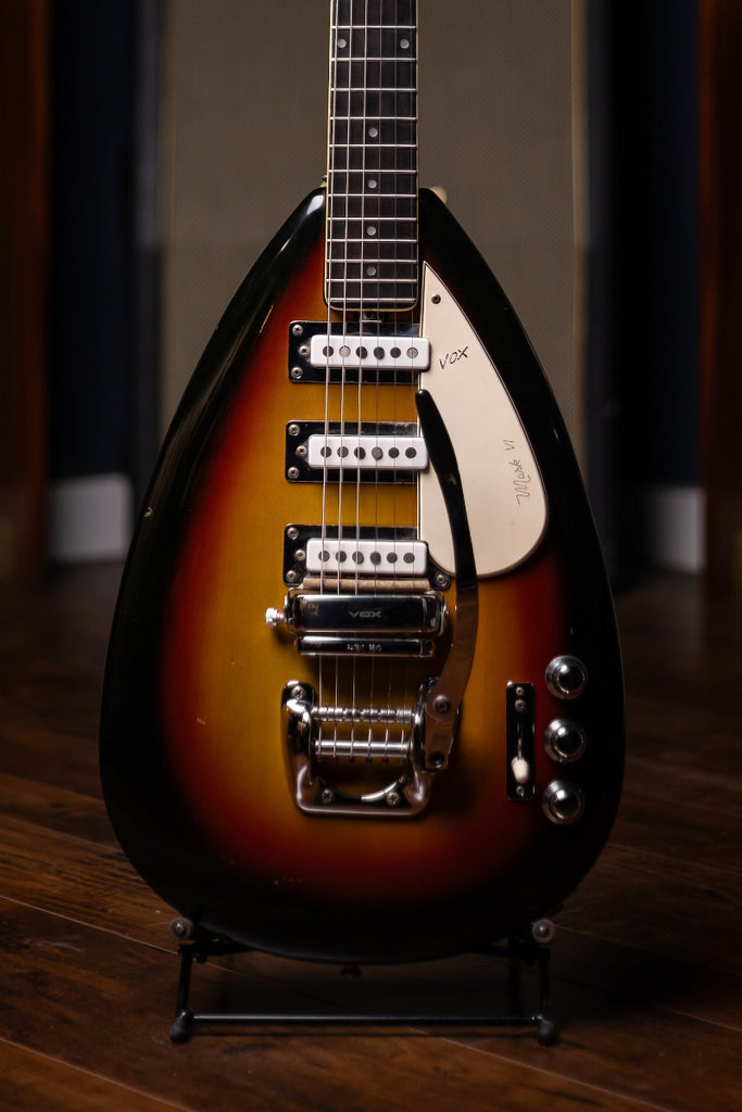 1965 Vox Mark VI Tear Drop Electric Guitar - Sunburst