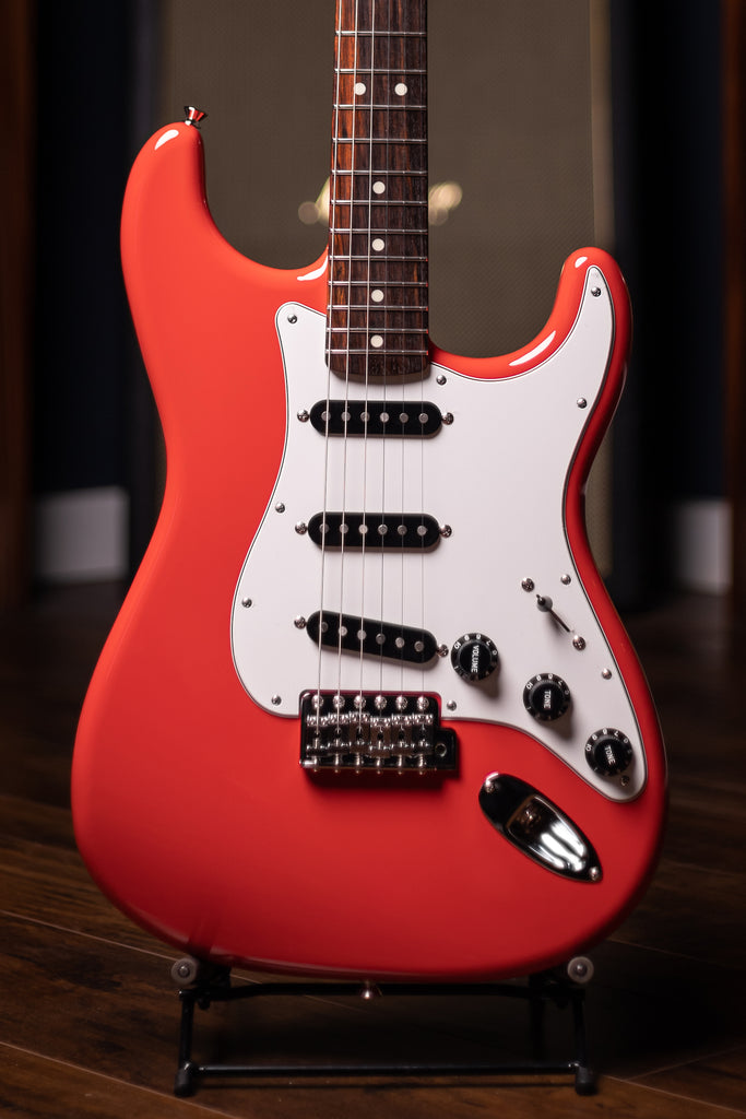 Fender Made in Japan Limited International Color Stratocaster Electric Guitar - Morocco Red