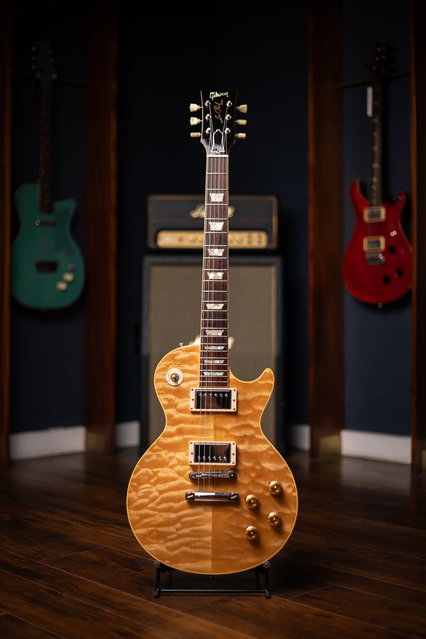 2008 Gibson Custom Shop 1959 Les Paul Reissue Korina Quilt Maple Top Electric Guitar - Natural
