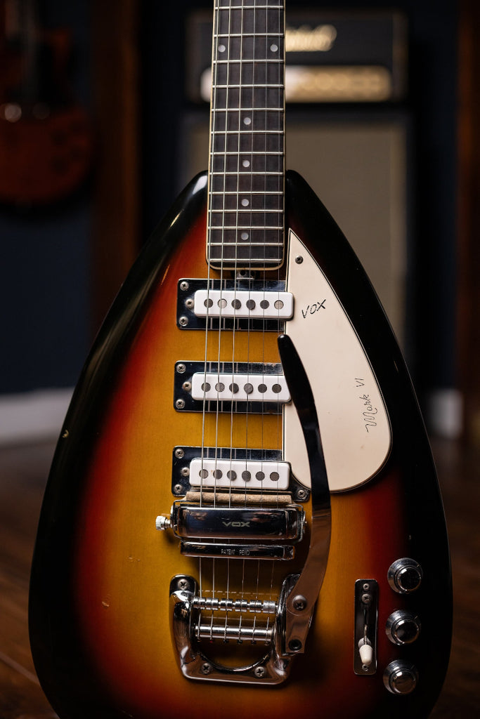 1965 Vox Mark VI Tear Drop Electric Guitar - Sunburst