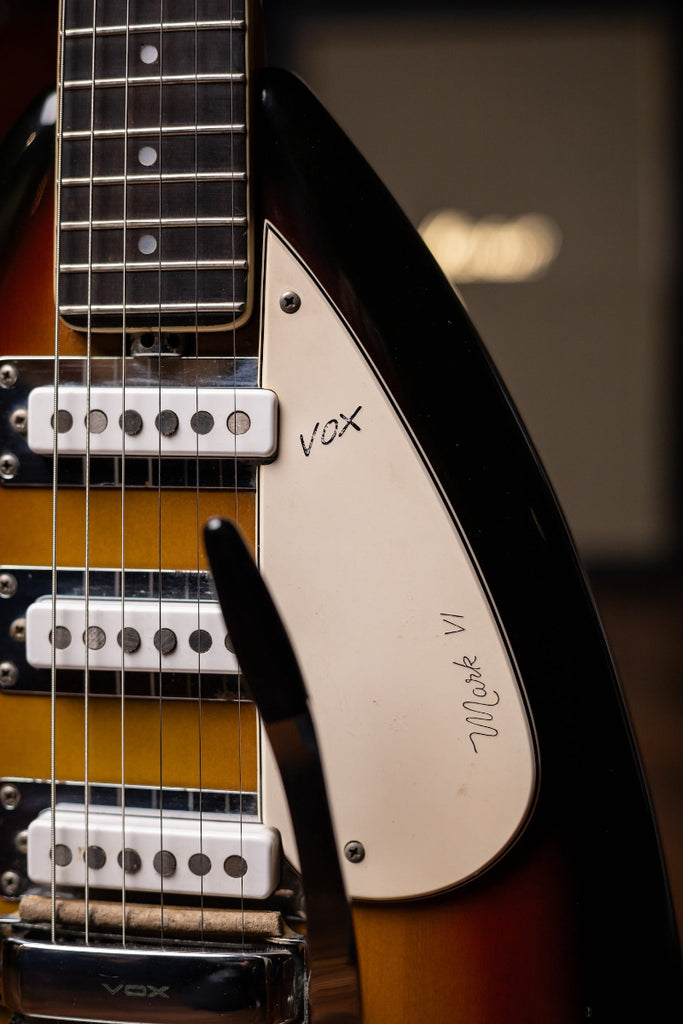 1965 Vox Mark VI Tear Drop Electric Guitar - Sunburst