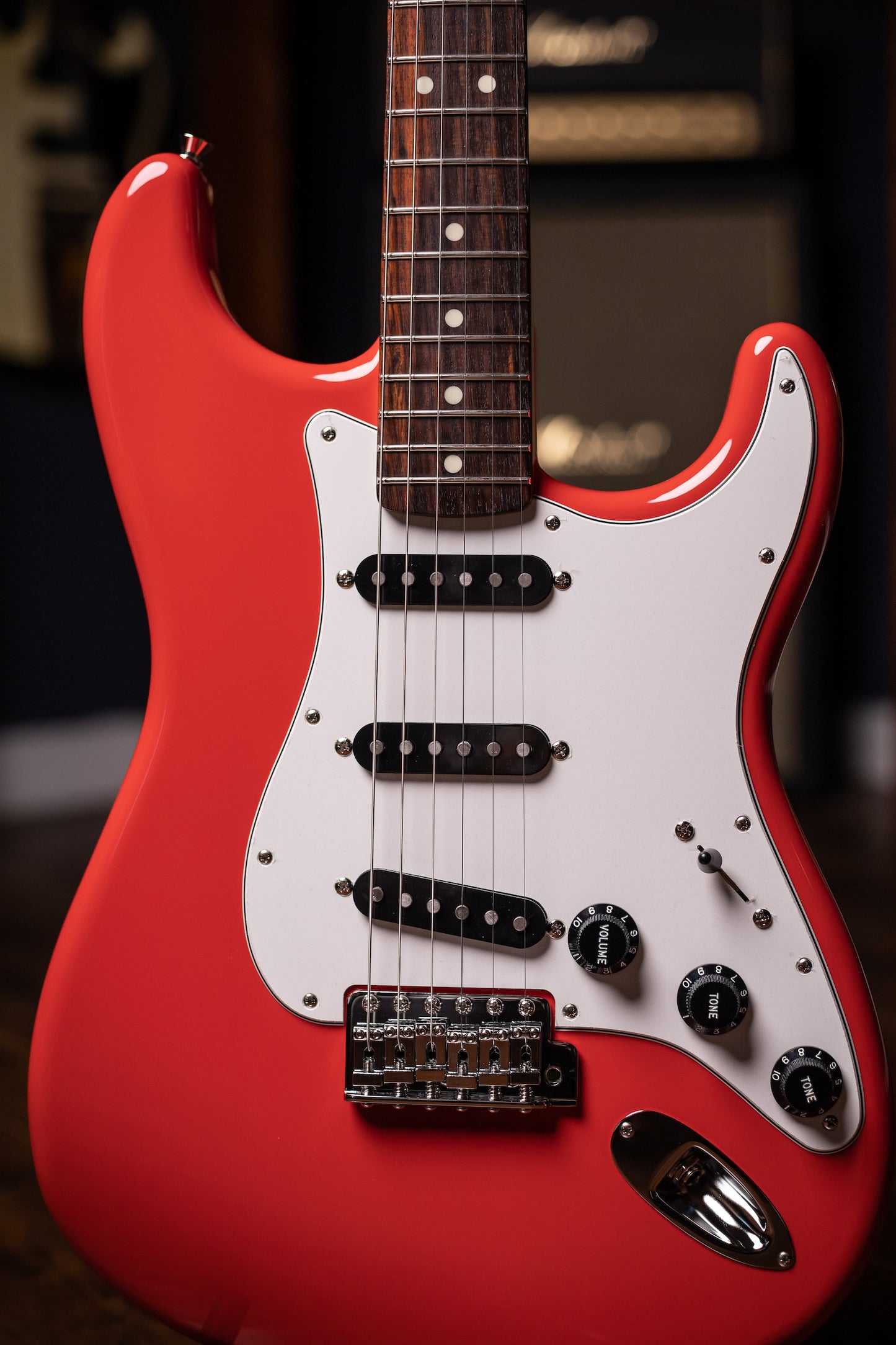 Fender Made in Japan Limited International Color Stratocaster Electric Guitar - Morocco Red