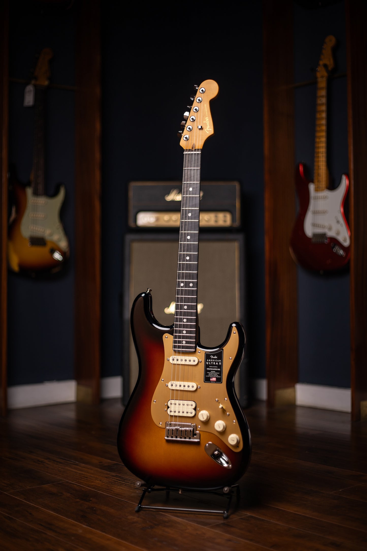Fender American Ultra II Stratocaster HSS Electric Guitar - Ultraburst