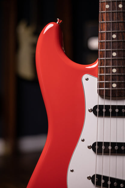 Fender Made in Japan Limited International Color Stratocaster Electric Guitar - Morocco Red