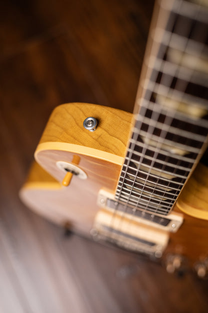 2008 Gibson Custom Shop 1959 Les Paul Reissue Korina Quilt Maple Top Electric Guitar - Natural