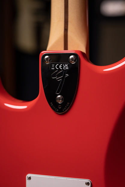 Fender Made in Japan Limited International Color Stratocaster Electric Guitar - Morocco Red