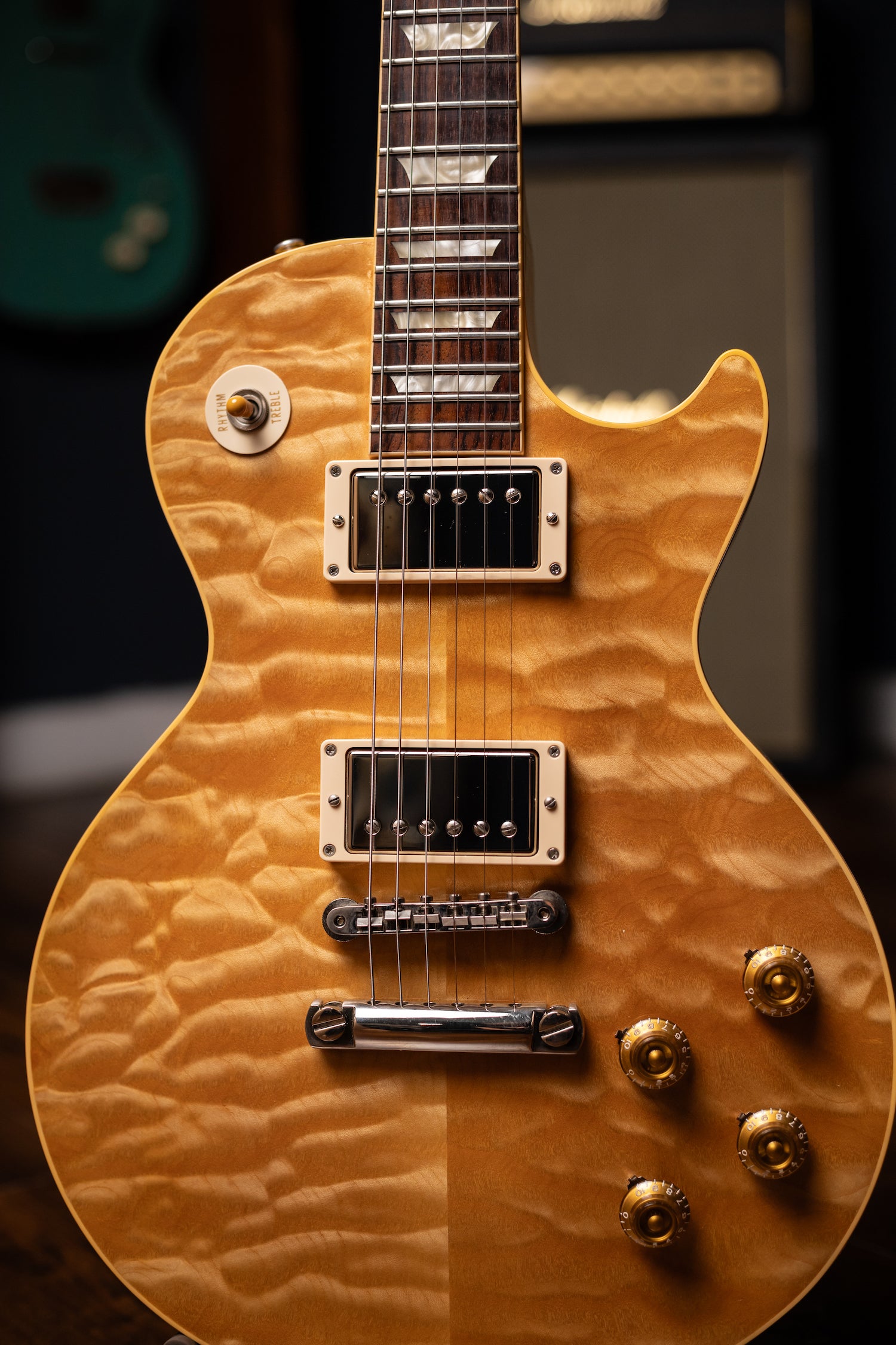 2008 Gibson Custom Shop 1959 Les Paul Reissue Korina Quilt Maple Top Electric Guitar - Natural