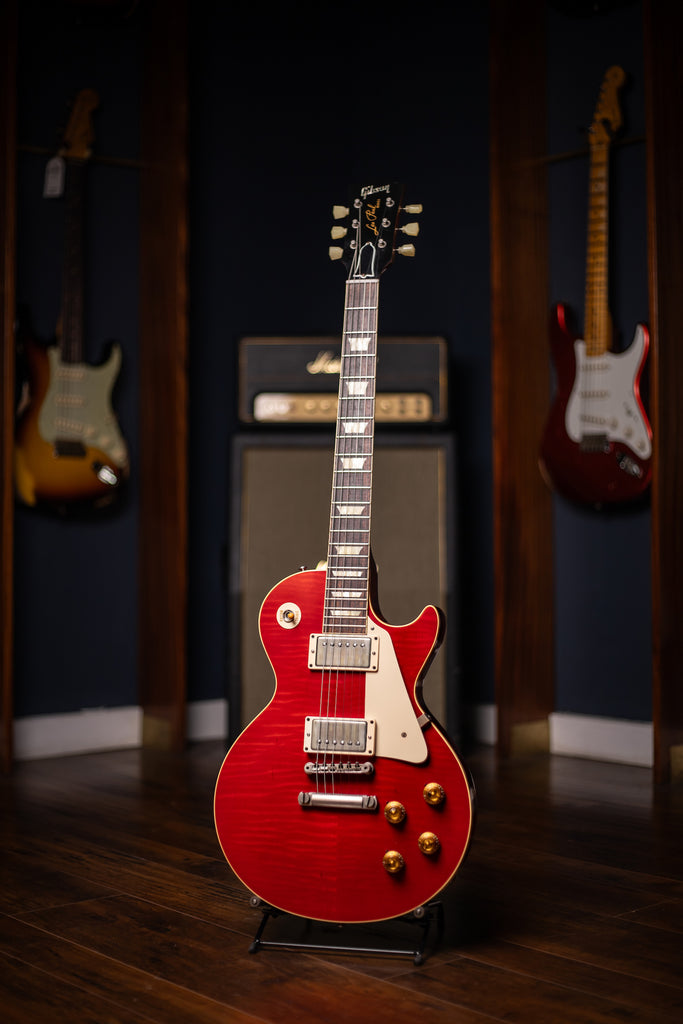 2014 Gibson Custom Shop 1958 Les Paul Reissue Flametop VOS Electric Guitar - Trans Red