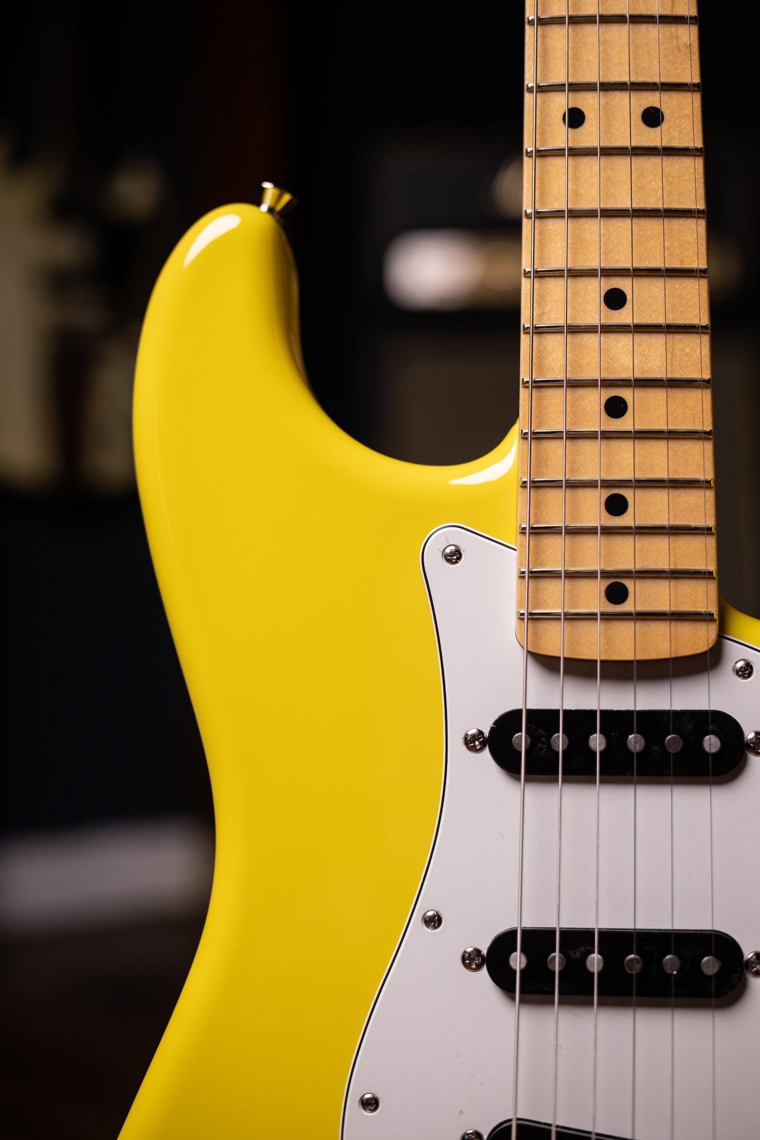 Fender Made in Japan Limited International Color Stratocaster Electric Guitar - Monaco Yellow