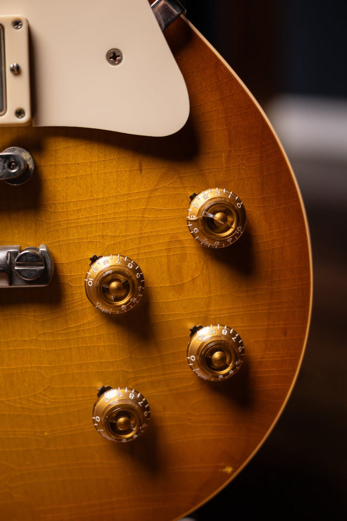 2008 Gibson Custom Shop 1958 Les Paul 50th Anniversary Plain Top Tom Murphy Aged Electric Guitar - Iced Tea Burst