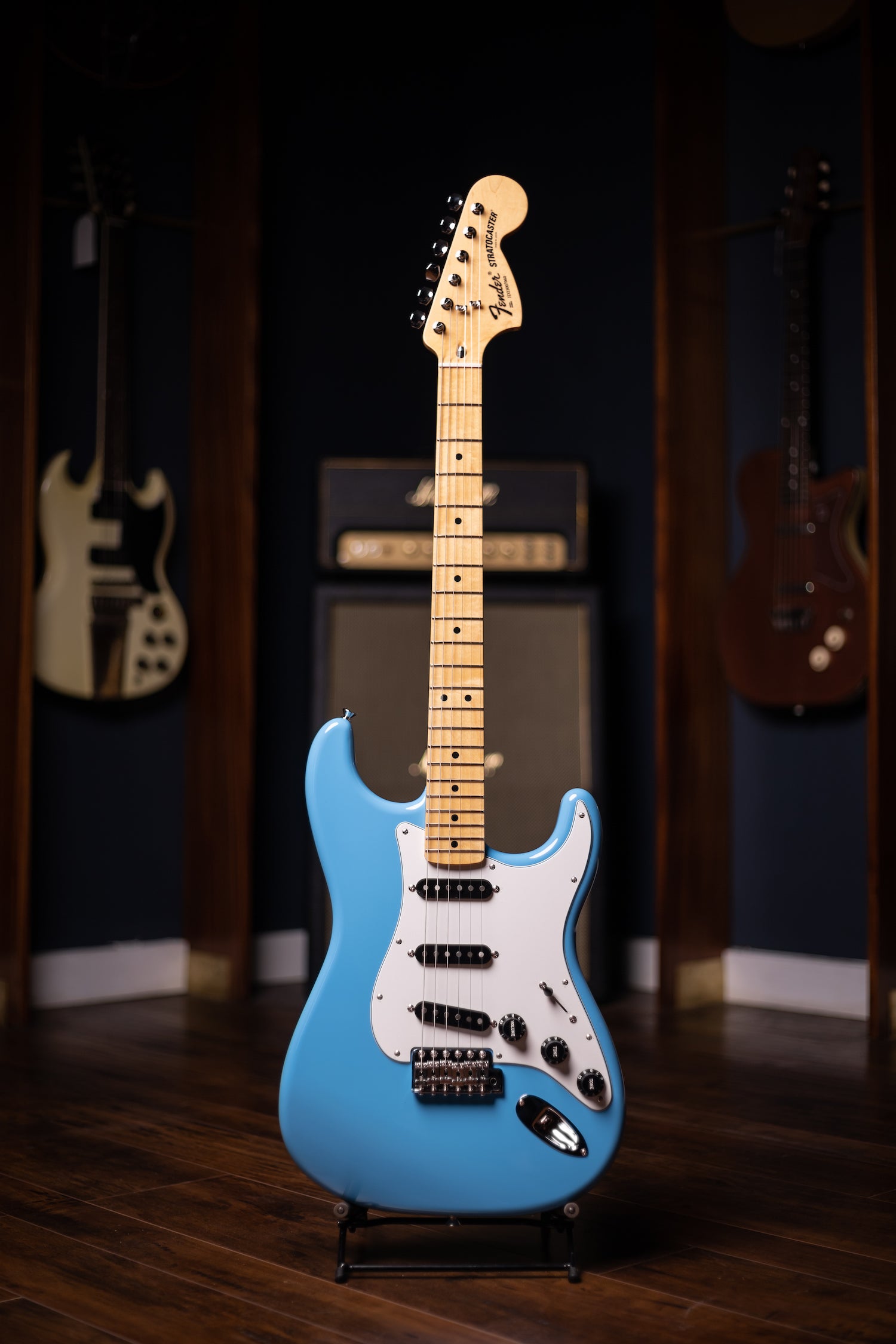 Fender Made in Japan Limited International Color Stratocaster Electric Guitar - Maui Blue