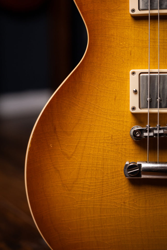 2008 Gibson Custom Shop 1958 Les Paul 50th Anniversary Plain Top Tom Murphy Aged Electric Guitar - Iced Tea Burst