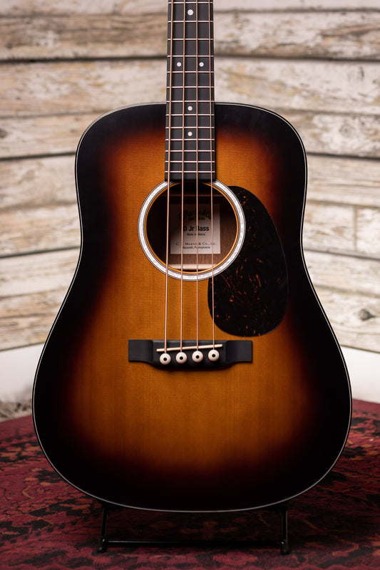 New  Martin D Jr-10E Acoustic-Electric Bass Guitar - Burst