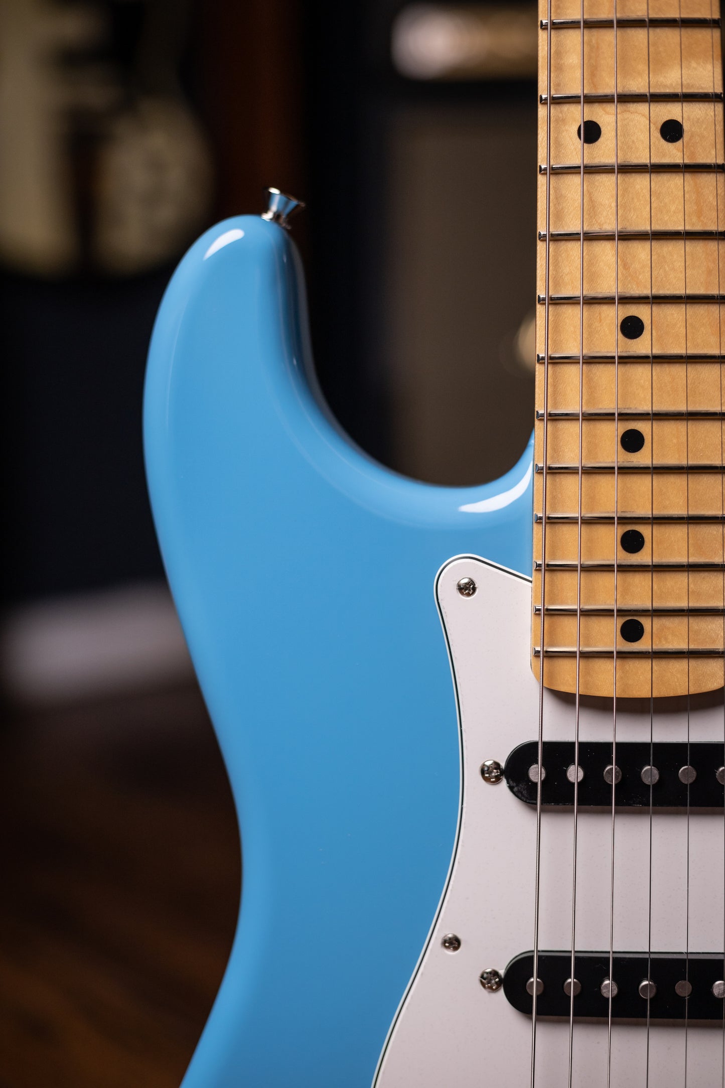 Fender Made in Japan Limited International Color Stratocaster Electric Guitar - Maui Blue