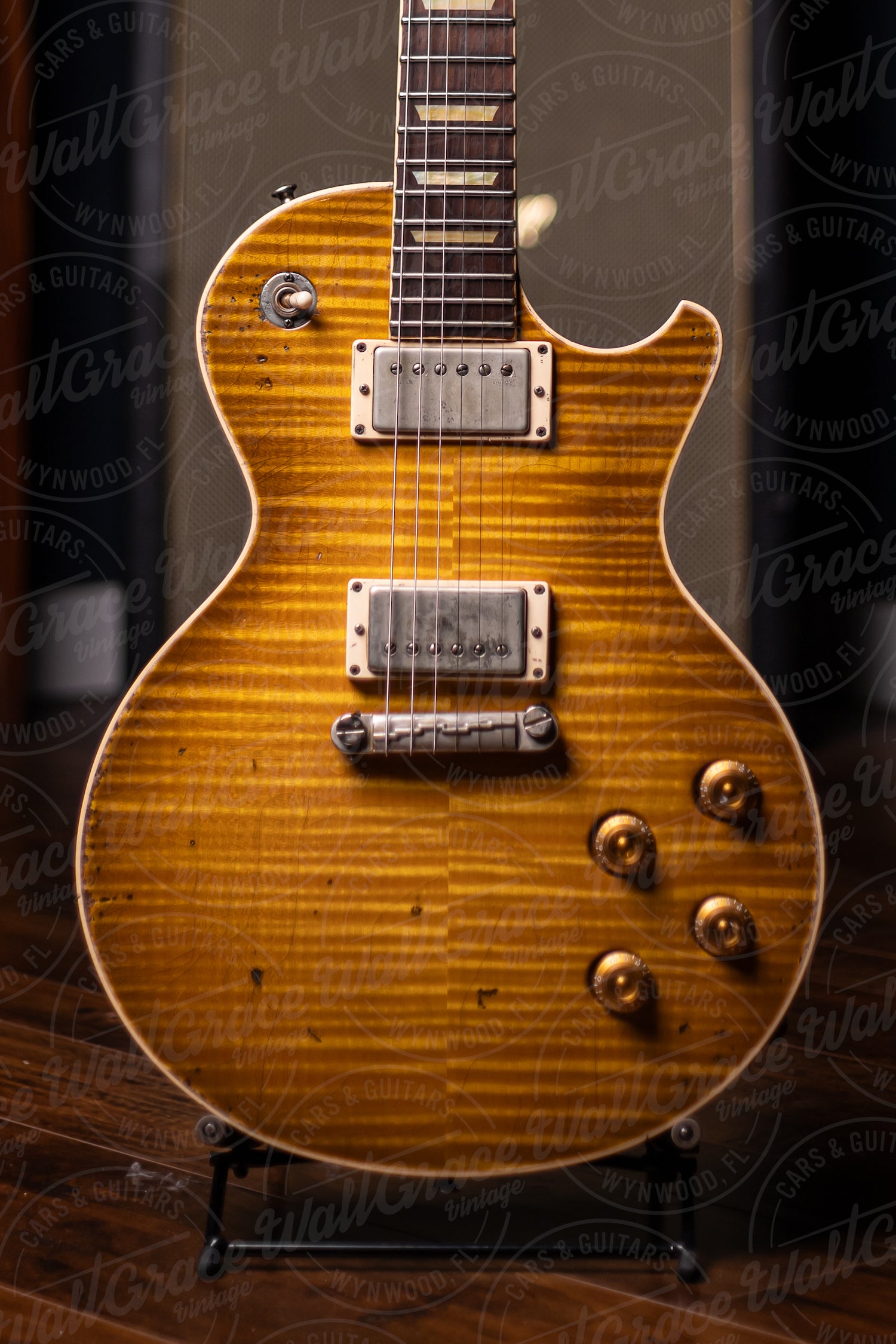 2020 Scala Underdog 5.9 Electric Guitar - Amber Sunburst