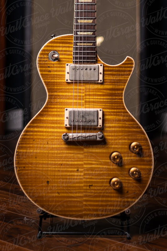 2020 Scala Underdog 5.9 Electric Guitar - Amber Sunburst