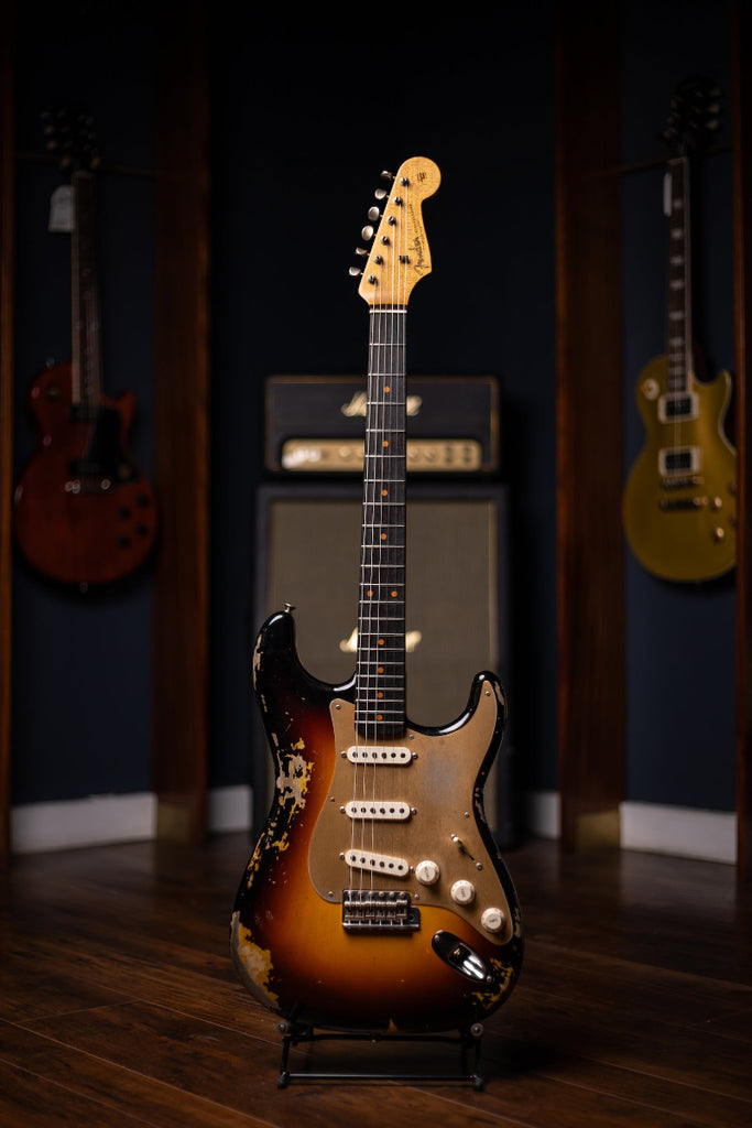 2019 Fender Custom Shop 1959 LTD Edition Stratocaster Heavy Relic Electric Guitar - Sunburst