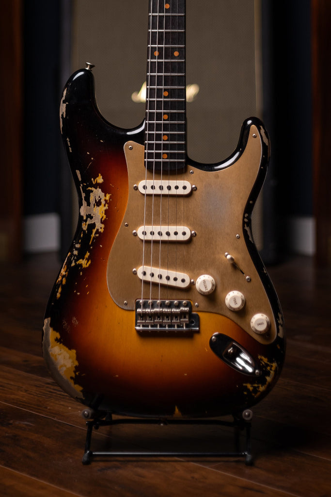 2019 Fender Custom Shop 1959 LTD Edition Stratocaster Heavy Relic Electric Guitar - Sunburst