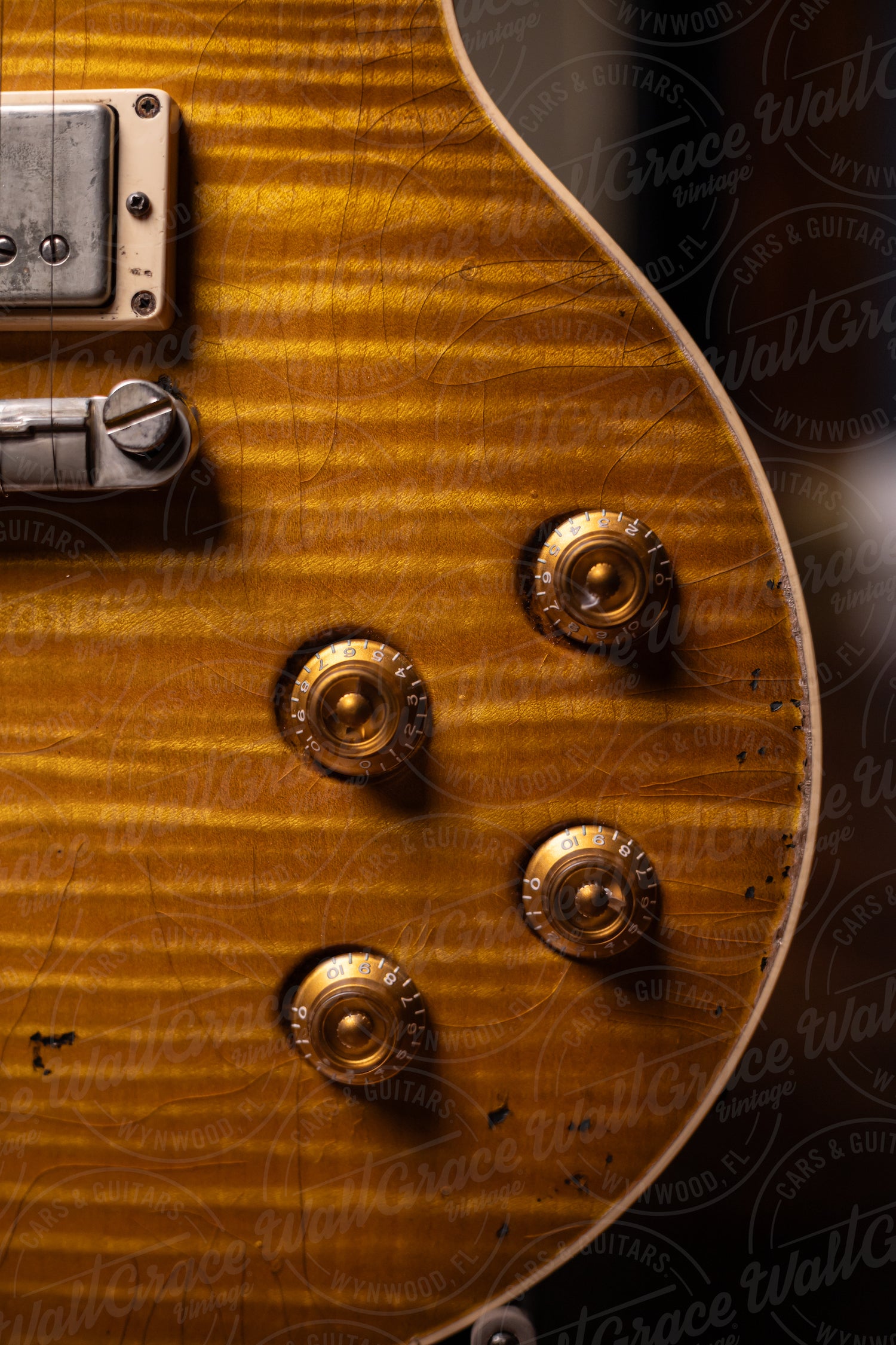2020 Scala Underdog 5.9 Electric Guitar - Amber Sunburst