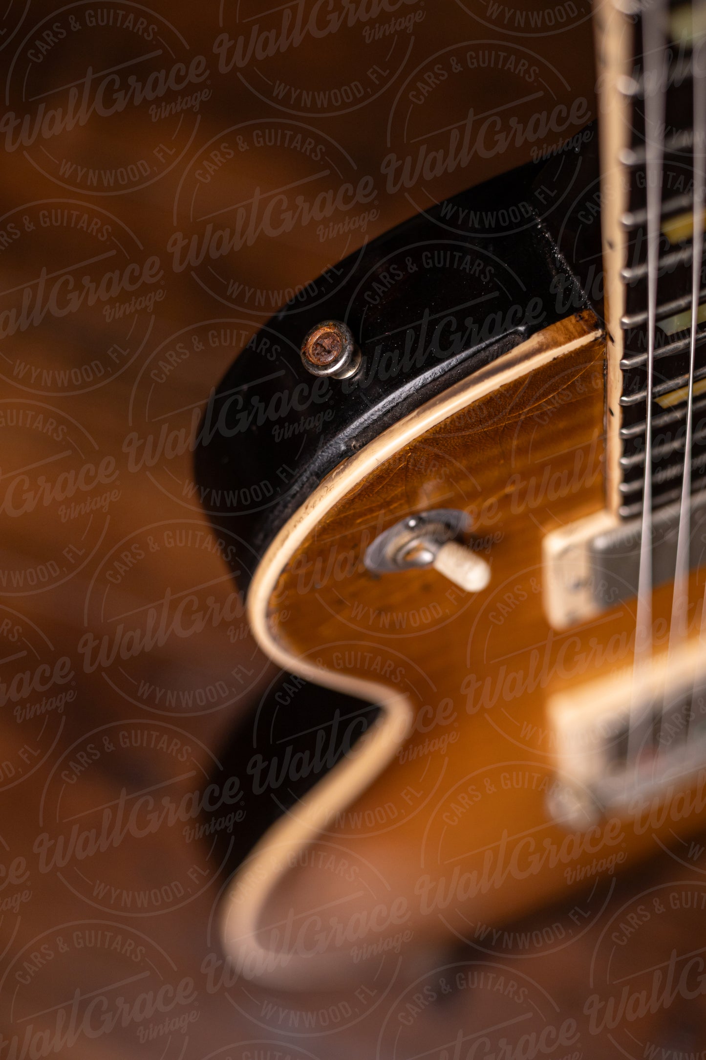 2020 Scala Underdog 5.9 Electric Guitar - Amber Sunburst