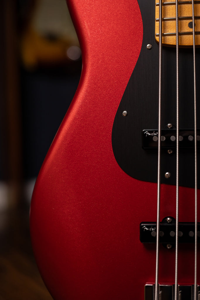 Fender American Ultra II Jazz Bass V Guitar - Sinister Red