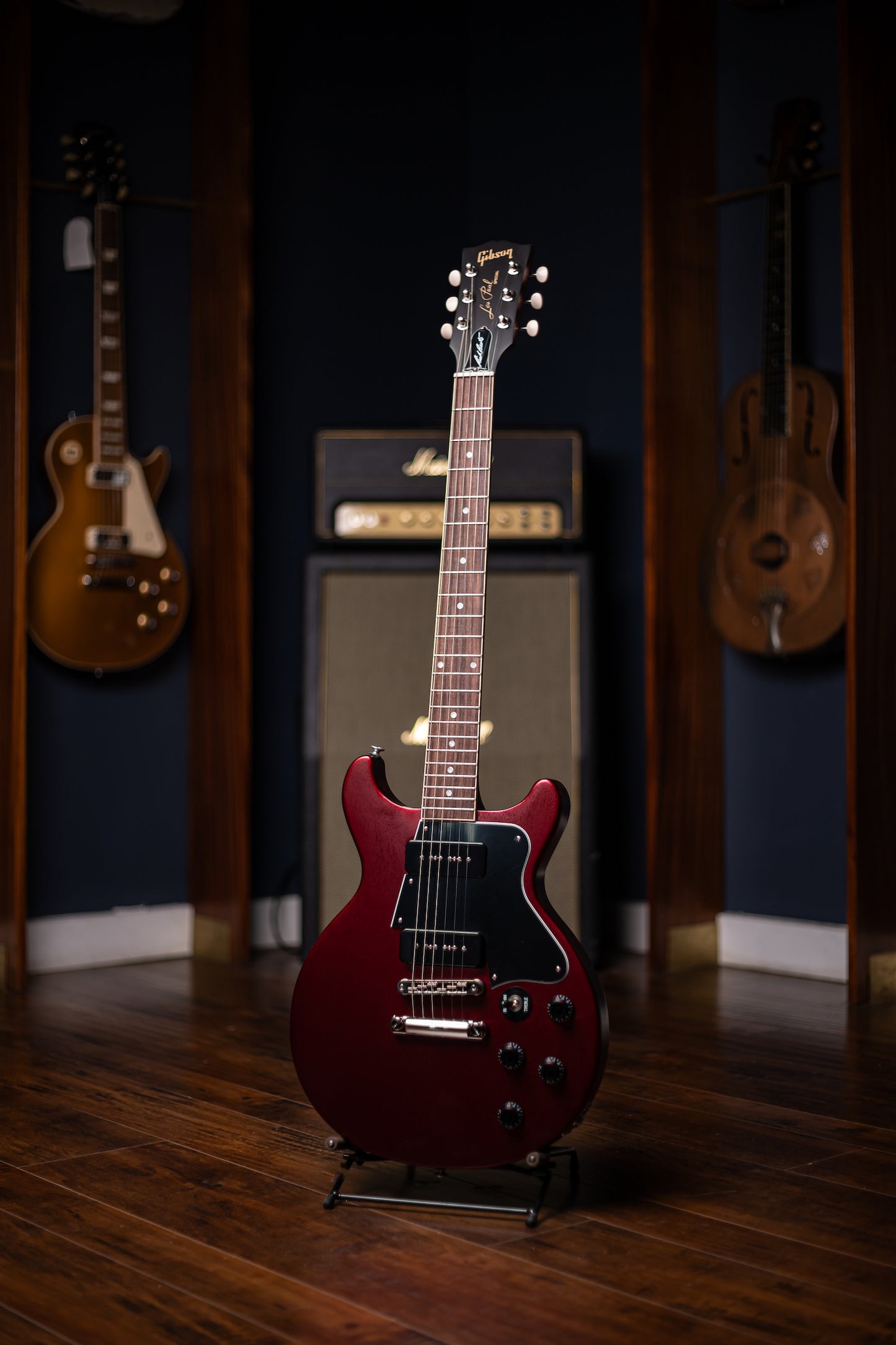 Gibson Les Paul Special Double Cutaway Rick Beato Signature Electric Guitar - Sparkling Burgundy Satin