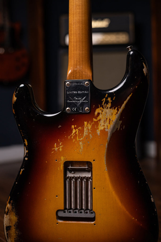 2019 Fender Custom Shop 1959 LTD Edition Stratocaster Heavy Relic Electric Guitar - Sunburst