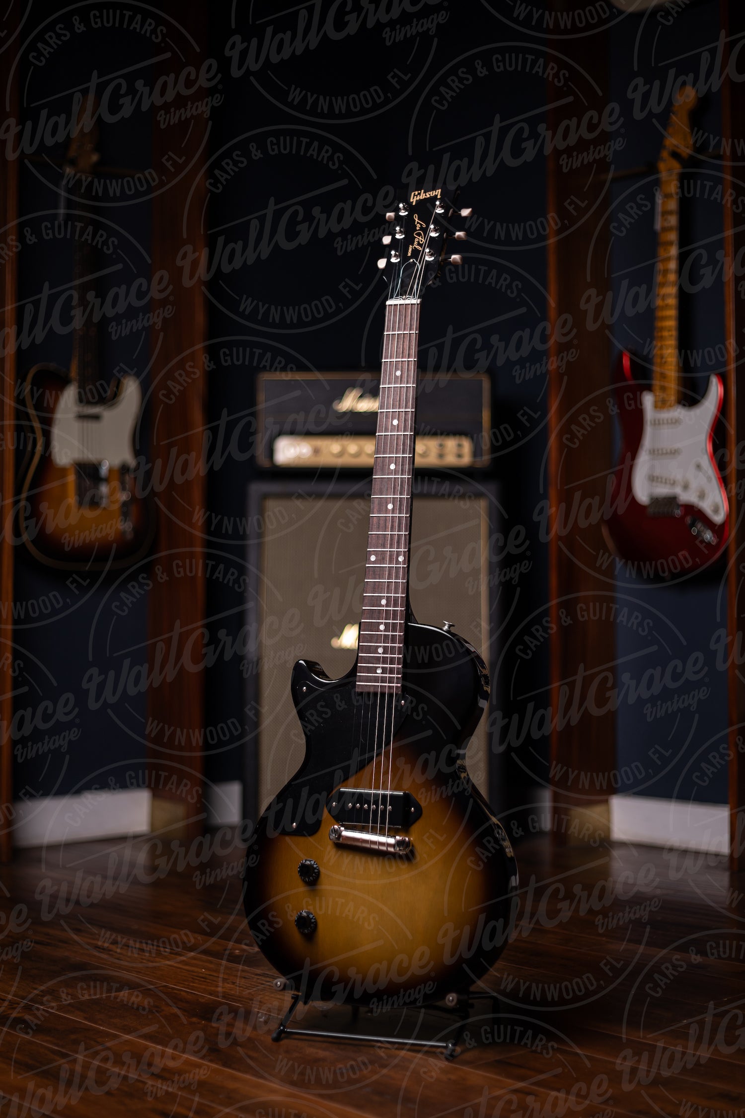 Gibson Les Paul Junior Left Handed Electric Guitar - Vintage Tobacco Burst