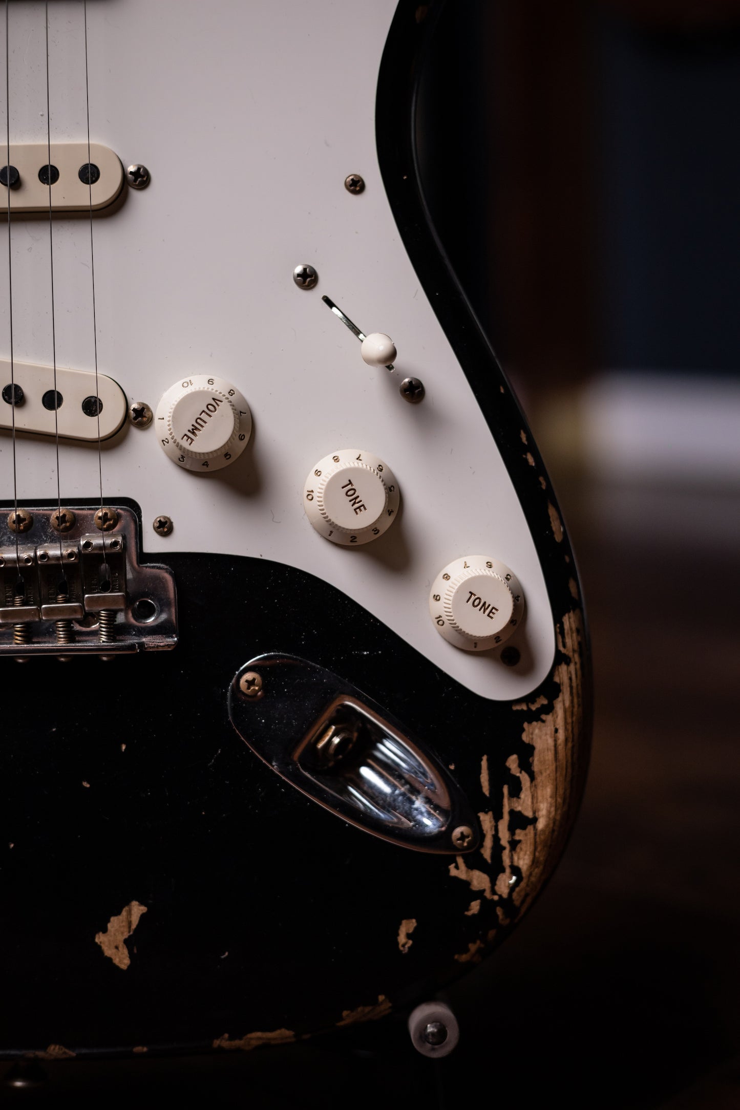 2022 Fender Custom Shop Wildwood Custom 1955 Stratocaster Relic Electric Guitar - Aged Black