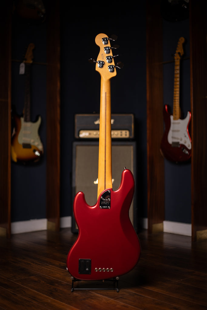 Fender American Ultra II Jazz Bass V Guitar - Sinister Red