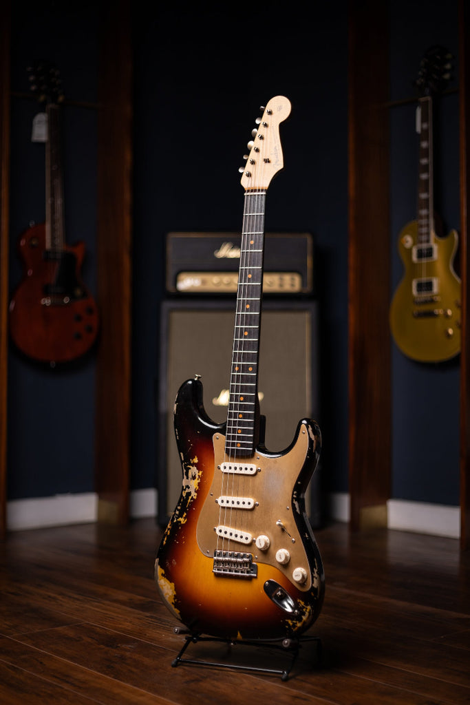 2019 Fender Custom Shop 1959 LTD Edition Stratocaster Heavy Relic Electric Guitar - Sunburst