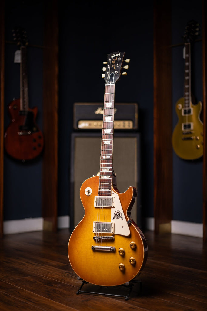 2008 Gibson Custom Shop 1958 Les Paul 50th Anniversary Plain Top Tom Murphy Aged Electric Guitar - Iced Tea Burst