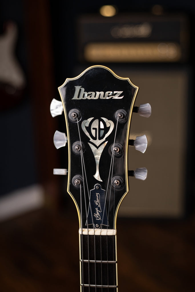 1986 Ibanez George Benson GB-30 Semi Hollow Body Electric Guitar - Black