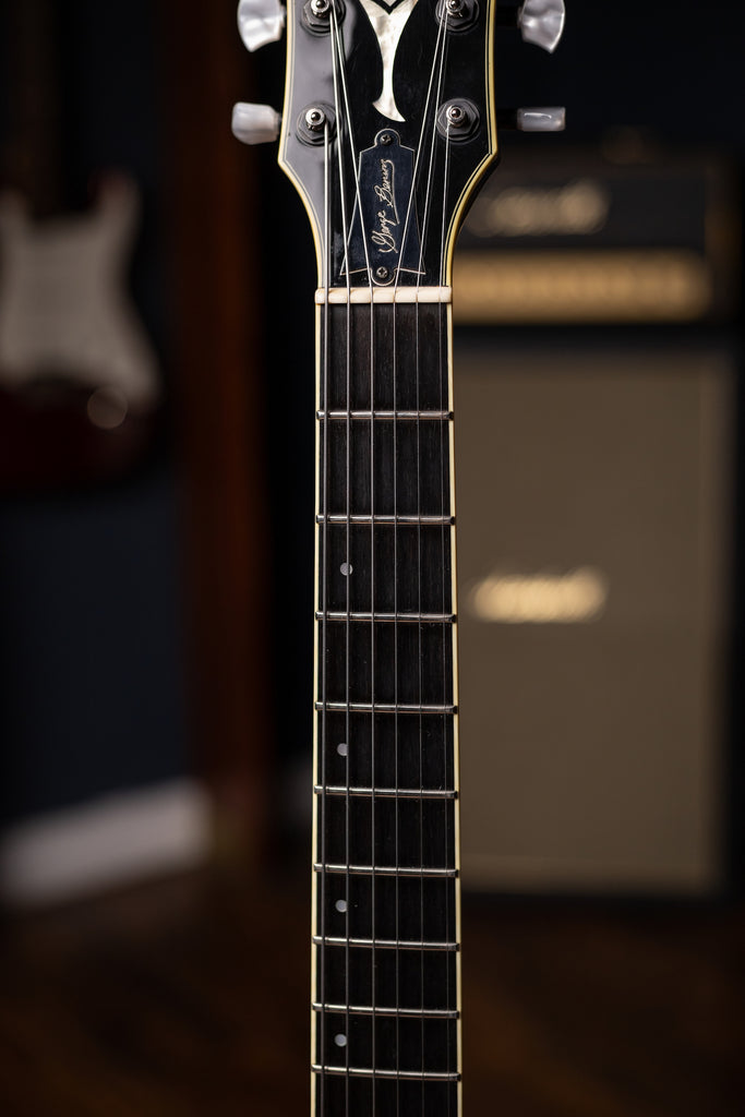 1986 Ibanez George Benson GB-30 Semi Hollow Body Electric Guitar - Black