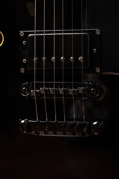 1986 Ibanez George Benson GB-30 Semi Hollow Body Electric Guitar - Black