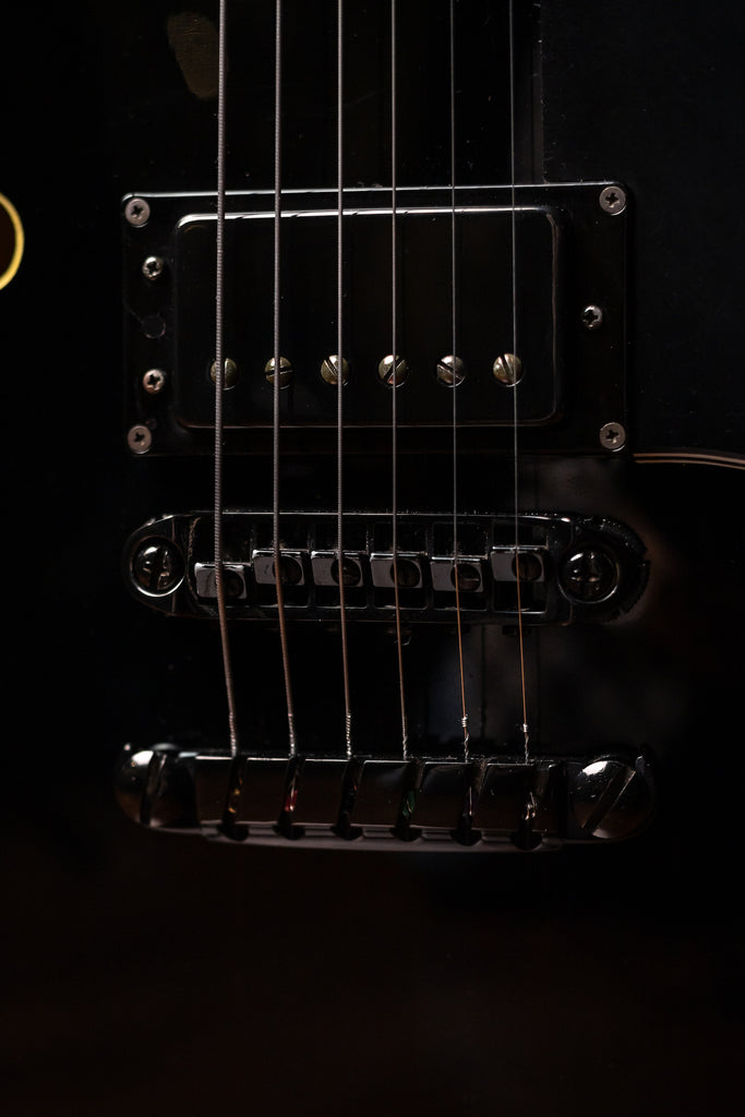 1986 Ibanez George Benson GB-30 Semi Hollow Body Electric Guitar - Black