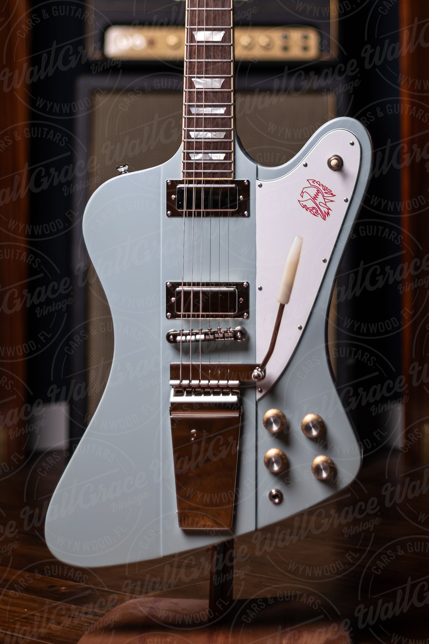 Epiphone 1963 Firebird V Electric Guitar - Frost Blue