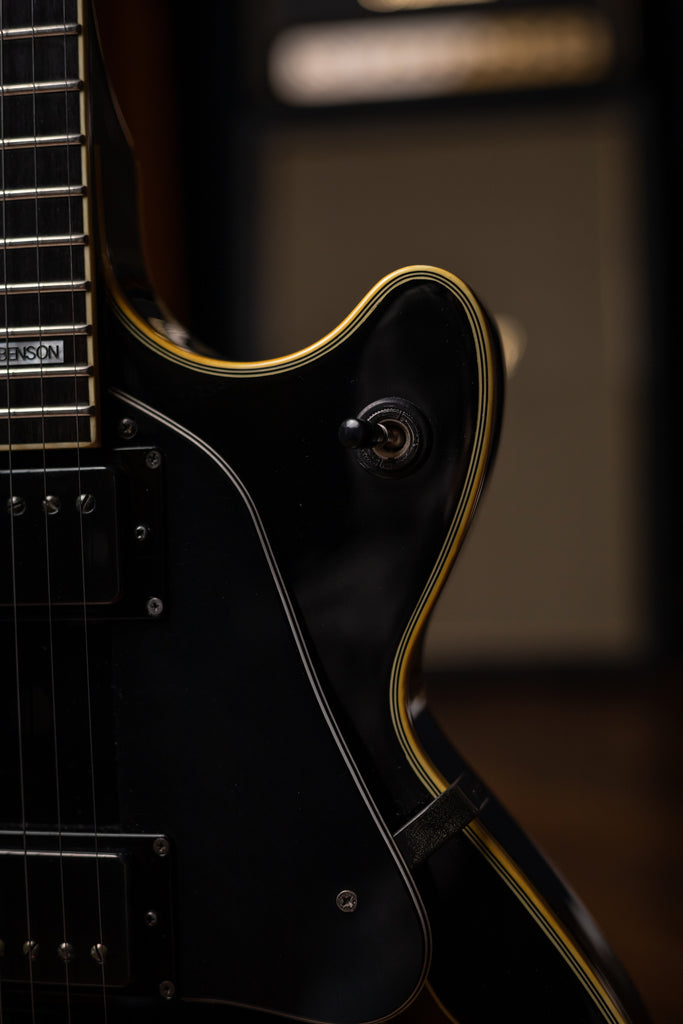 1986 Ibanez George Benson GB-30 Semi Hollow Body Electric Guitar - Black