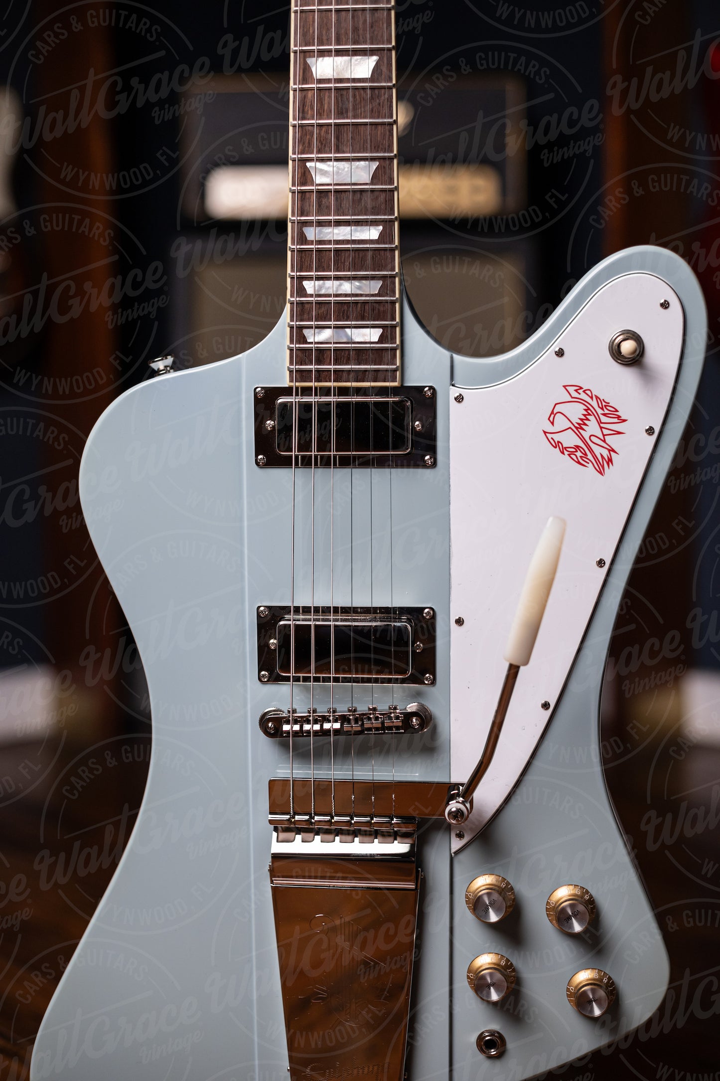 Epiphone 1963 Firebird V Electric Guitar - Frost Blue