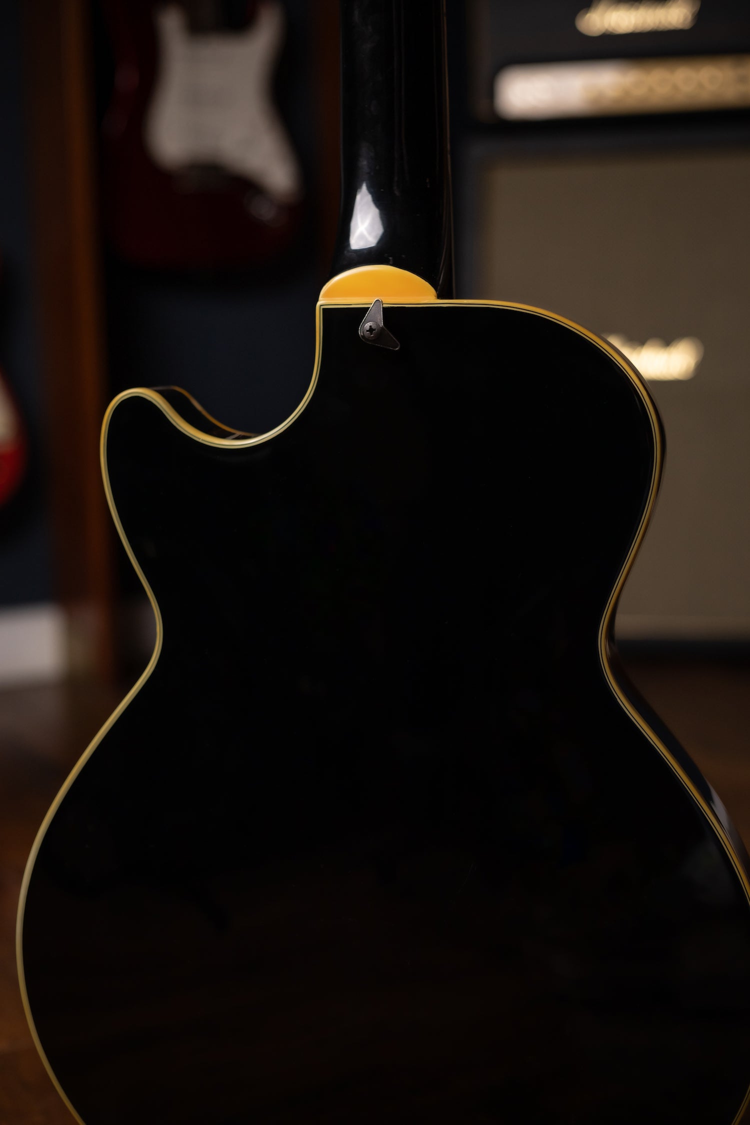 1986 Ibanez George Benson GB-30 Semi Hollow Body Electric Guitar - Black
