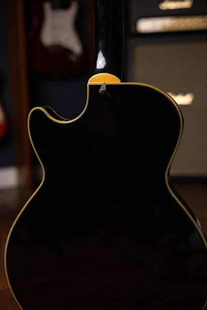1986 Ibanez George Benson GB-30 Semi Hollow Body Electric Guitar - Black