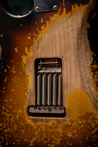 2021 Fender Custom Shop Mike McCready 1960 Signature Stratocaster Masterbuilt / Van Trigt / 60 Made Electric Guitar - Sunburst Relic