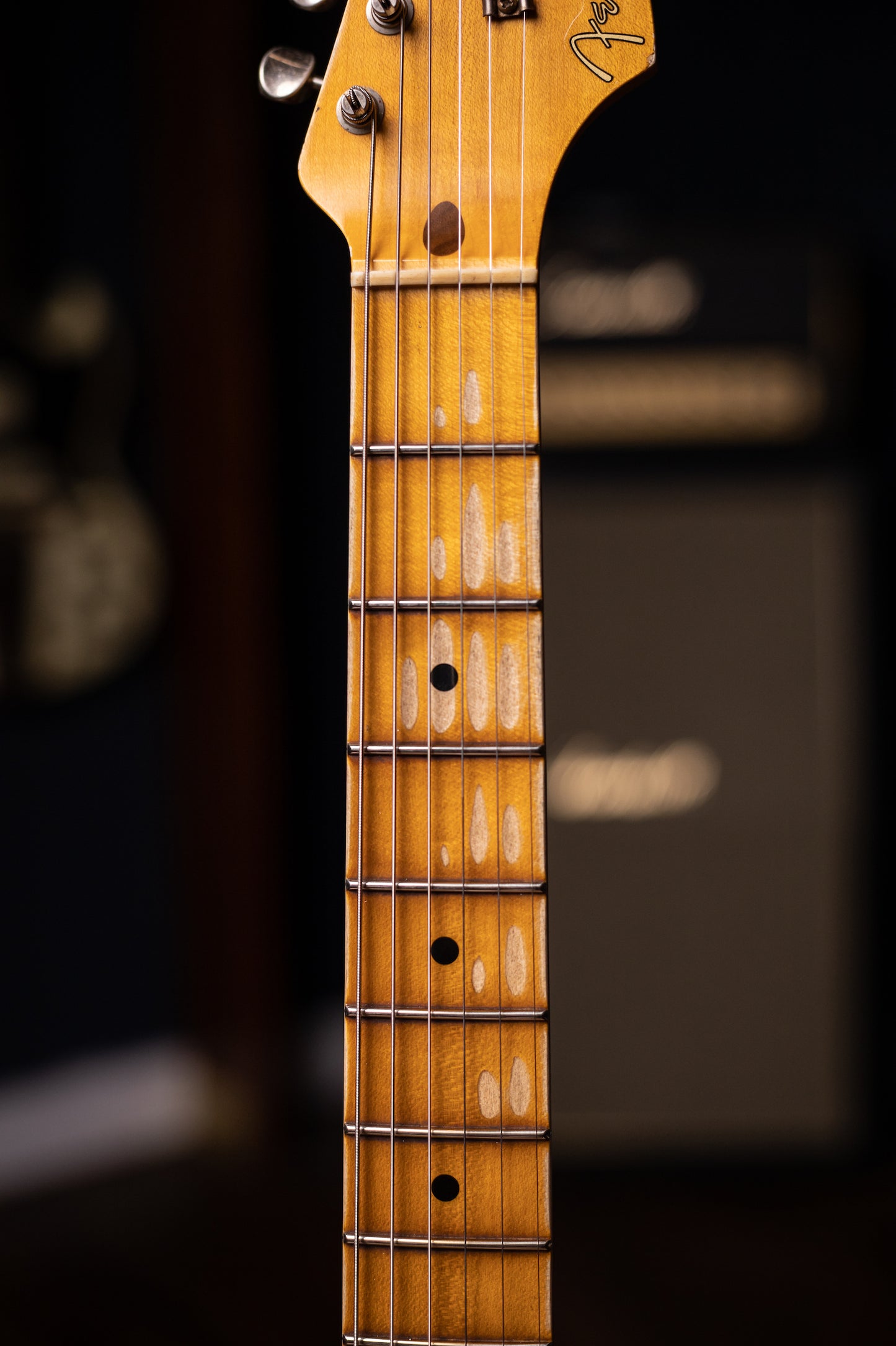 Used 2023 Fender Custom Shop '58 Stratocaster Relic Electric Guitar - Faded Aged Candy Apple Red