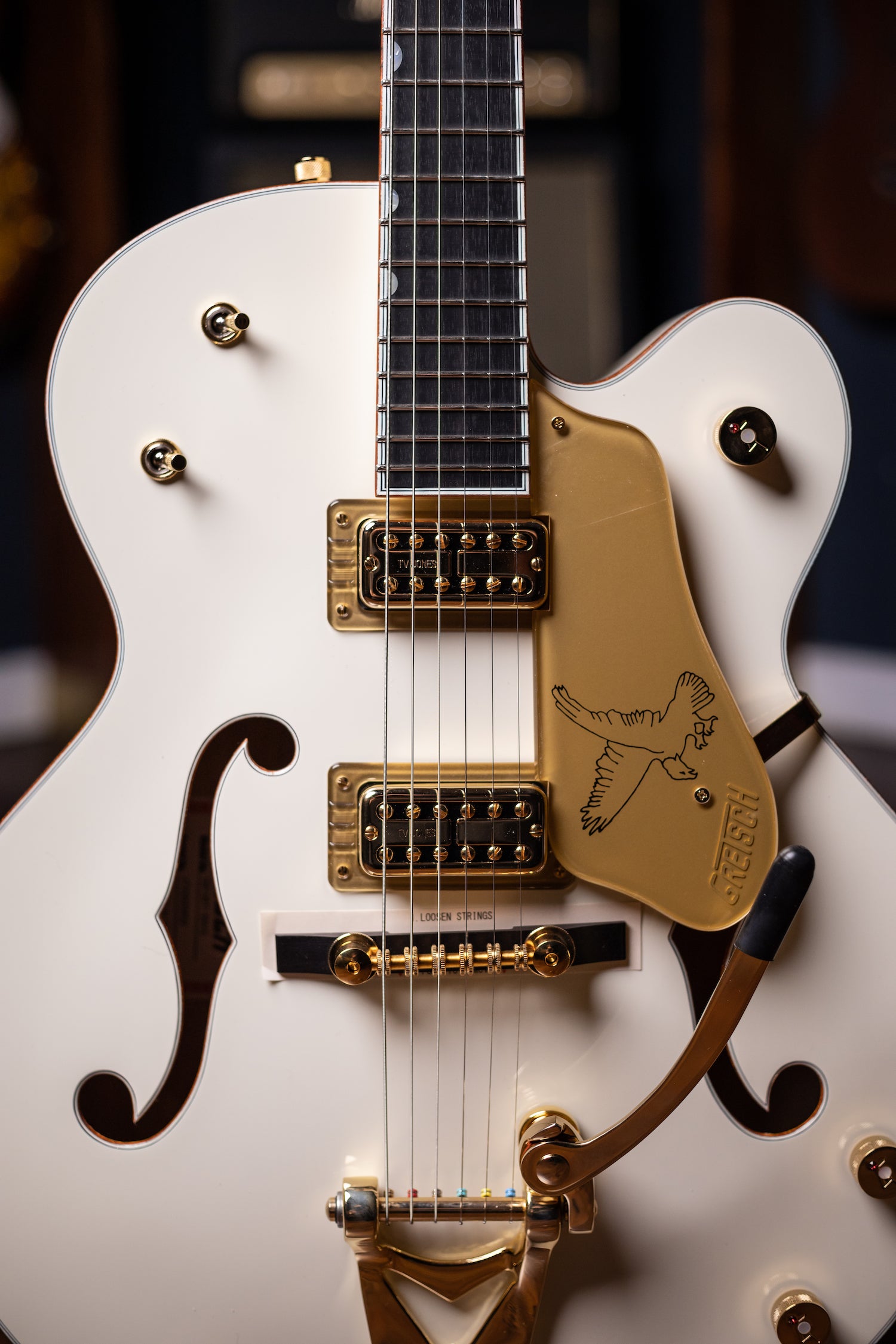Gretsch G6136T-59 Vintage Select Edition '59 Falcon Hollow Body Electric Guitar - Vintage White