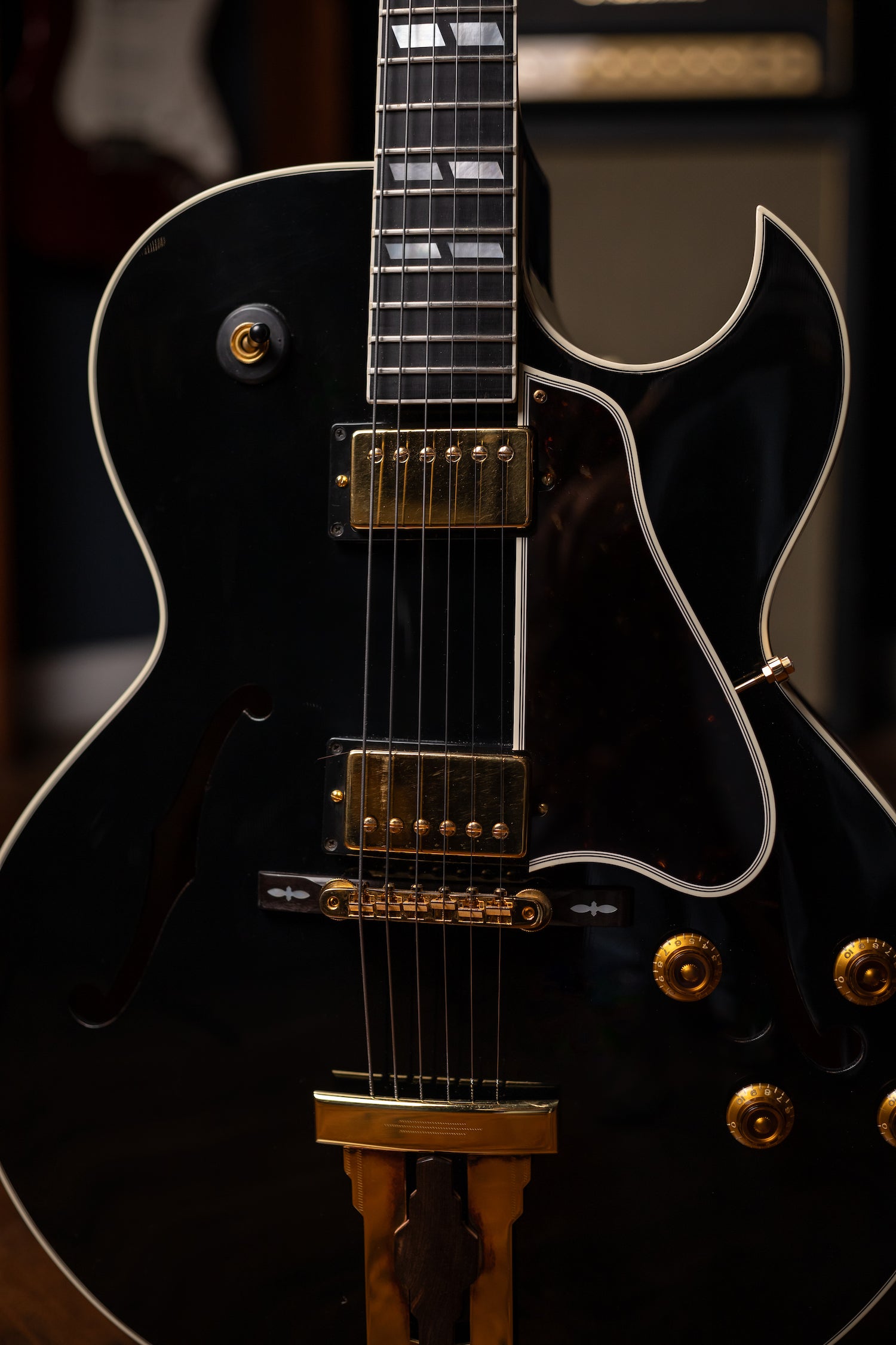 1993 Gibson L-4CES Hollow Body Electric Guitar - Ebony