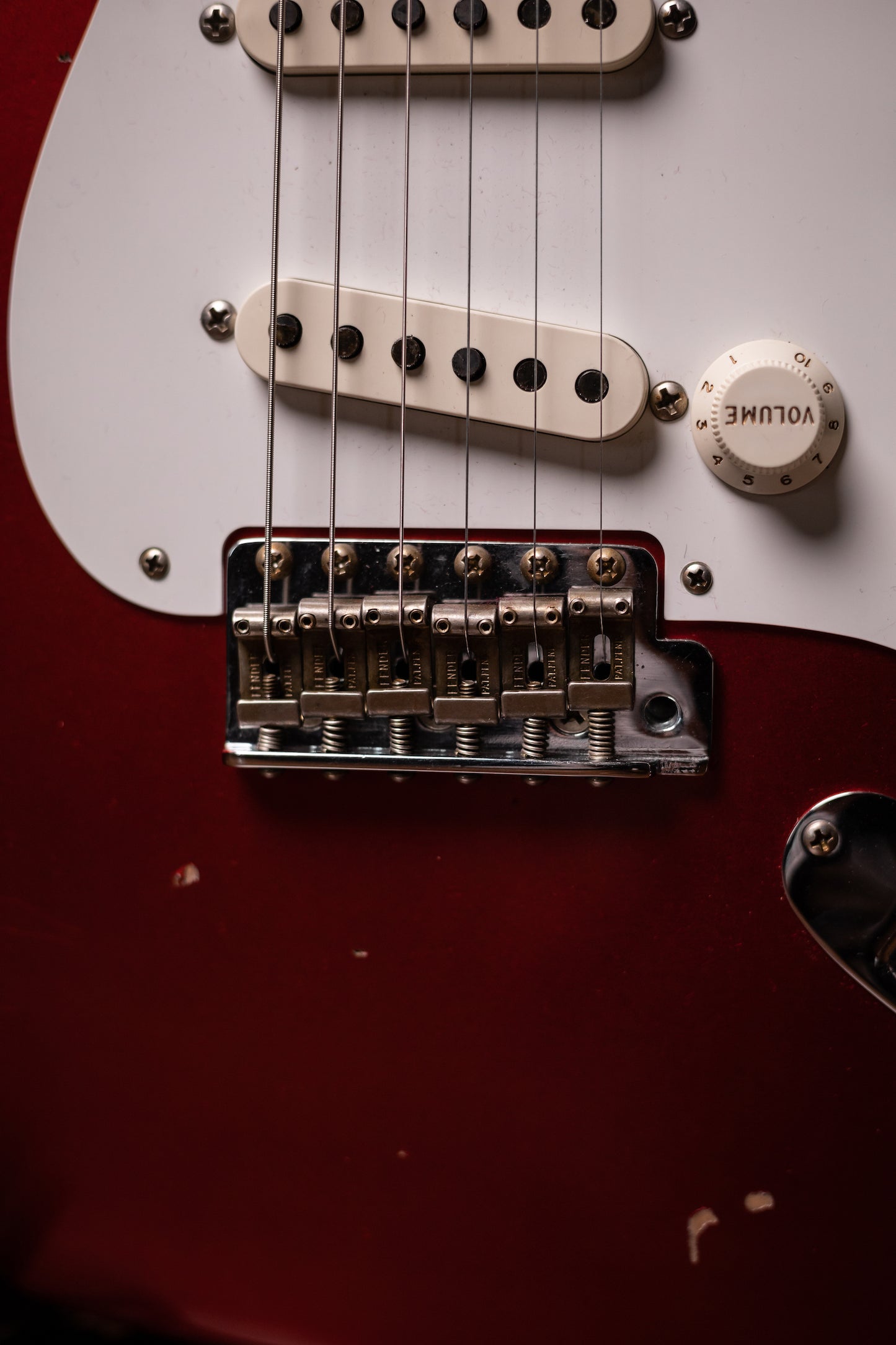 Used 2023 Fender Custom Shop '58 Stratocaster Relic Electric Guitar - Faded Aged Candy Apple Red
