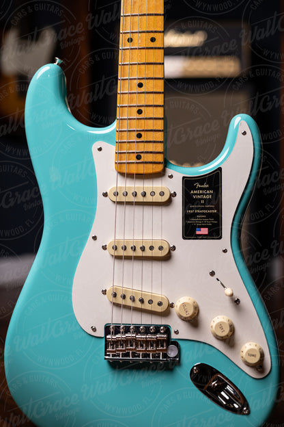Fender American Vintage II '57 Stratocaster Electric Guitar  - Sea Foam Green